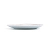 Flat Plate Ariane Tornado White Bicoloured Ceramic Ø 21 cm (12 Units)