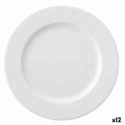 Plato Llano Ariane Prime Blanco Cerámica Ø 17 cm (12 Unidades)