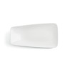 Flat plate Ariane Vital Rectangular Ceramic White (38 x 20,4 cm) (6 Units)