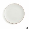 Flat plate Ariane Terra Ceramic Beige (Ø 29 cm) (6 Units)