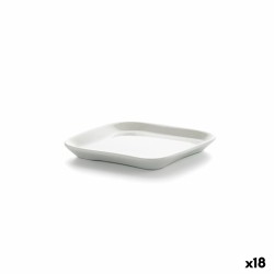 Snack tray Ariane Alaska White Ceramic Squared 11,4 x 11,4 cm (18 Units)