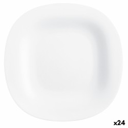 Plato de Postre Luminarc Carine Blanco Vidrio (19 cm) (24 Unidades)