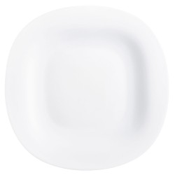 Plato Llano Luminarc Carine Blanco Vidrio (Ø 26 cm) (24 Unidades)