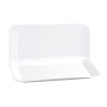 Fuente de Cocina Quid Basic Rectangular Cerámica Blanco (35,8 x 21 cm) (6 Unidades)