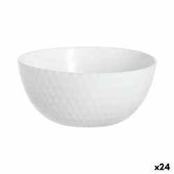 Bol Luminarc Pampille Blanco Blanco Vidrio 13 cm (24 Unidades)