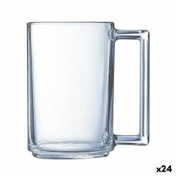 Taza Luminarc à La Bonne Heure Transparente Desayuno Vidrio 320 ml (24 Unidades)