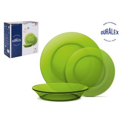 Dinnerware Set Duralex Lys 12 Pieces Green