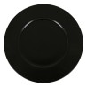 Bajo Plato Inde Neat Negro Porcelana Ø 32 cm