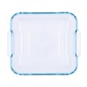 Serving Platter Pyrex Classic Squared Transparent Glass 25 x 22 x 6 cm (6 Units)