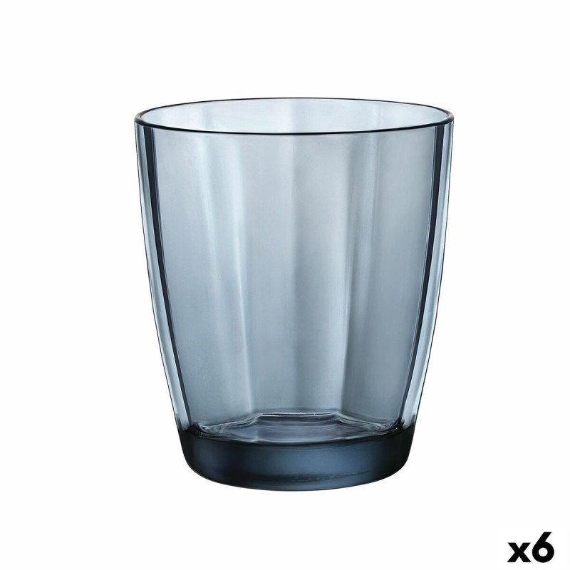 Vaso Bormioli Rocco Pulsar Azul Vidrio 390 ml (6 Unidades)