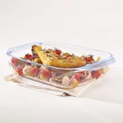 Oven Dish Pyrex Irresistible Transparent Glass Rectangular 35 x 23,1 x 6,5 cm (6 Units)