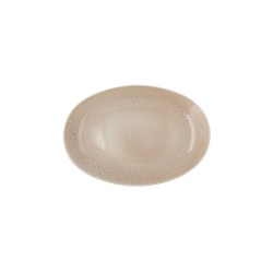 Snack tray Ariane Porous Ceramic Beige Ø 26 cm (12 Units)