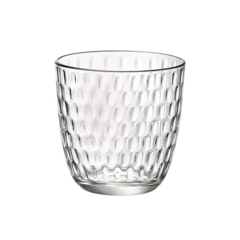 Set de Vasos Bormioli Rocco Slot Transparente Vidrio Con relieve 290 ml 6 Unidades