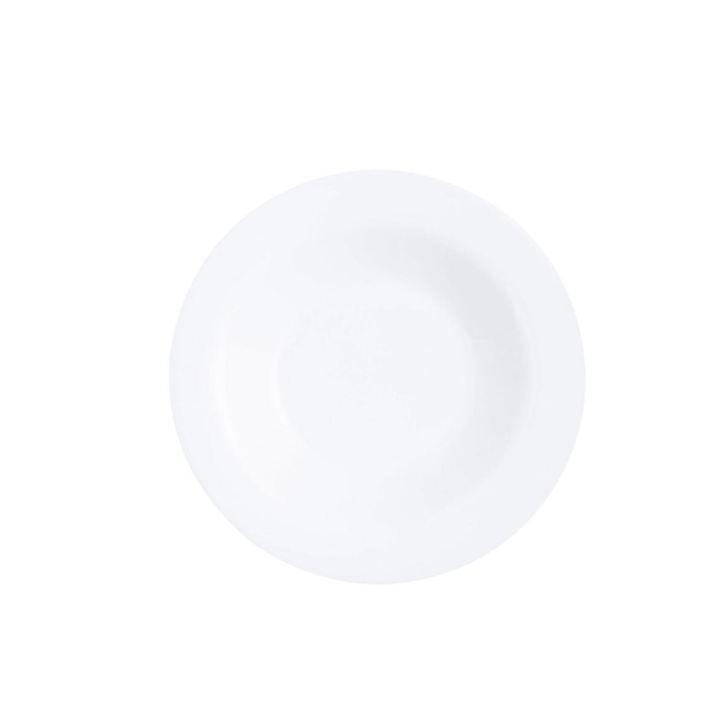 Plate set Arcoroc Intensity White 6 Units Glass 22 cm