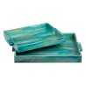 Tray 45 x 33 x 4,5 cm Blue DMF (2 Units)