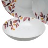 Tableware White Multicolour Porcelain Sheets 1 cm 37 x 23 x 30 cm 18 Pieces