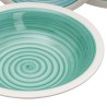 Tableware Blue Green Stoneware 1 cm 37 x 23 x 30 cm 18 Pieces