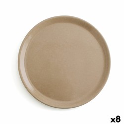 Assiette plate Anaflor Barro Anaflor Beige Faïence Ø 31 cm Viande (8 Unités)