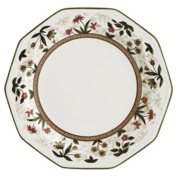 Flat Plate Queen´s By Churchill Assam Floral Ceramic China crockery Ø 27 cm (6 Units)