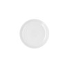 Flat plate Ariane Artisan Ceramic White Ø 21 cm (12 Units)