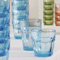 Vaso Bormioli Rocco Rock Bar Azul Vidrio 370 ml (24 Unidades)