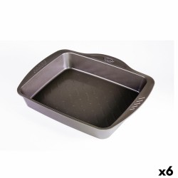 Fuente para Horno Pyrex Asimetria Rectangular Metal 6 Unidades 40 x 31 cm