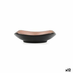 Snack Bowl Bidasoa Gio Brown Plastic 13 x 13 cm 12 Units