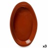 Oven Dish Baked clay 3 Units 45 x 6,5 x 27 cm