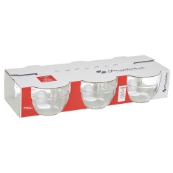 Set de Cuencos Motto Transparente Vidrio 200 ml (8 Unidades)