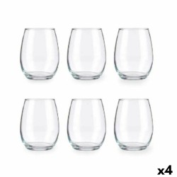 Set de Verres Amber Transparent verre 350 ml (4 Unités)