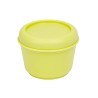 Food Preservation Container Milan Sunset Yellow Plastic Circular 250 ml Ø 10 x 7 cm