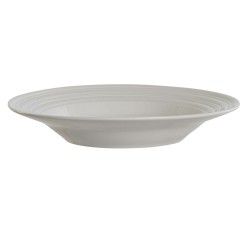 Deep Plate DKD Home Decor White Porcelain 20 x 20 x 3 cm