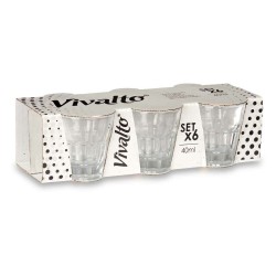 Set de Vasos de Chupito Vidrio 24 Unidades 40 ml