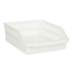 Organizador para Nevera Blanco Plástico 26 x 9,3 x 30,5 cm (24 Unidades)