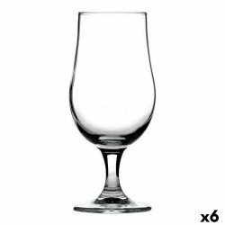 Verre à bière Crisal Munique Transparent Verre 370 ml (6 Unités)