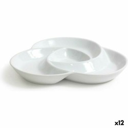 Snack tray Poppy 25 x 25 x 3,4 cm (12 Units)