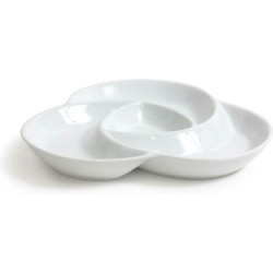 Snack tray Poppy 25 x 25 x 3,4 cm (12 Units)