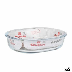 Plat de Four Quttin   verre Oblongue 1,5 L 23,7 x 18,8 cm (6 Unités)