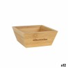 Bowl Quttin Bamboo 12 x 12 x 5 cm (12 Units)