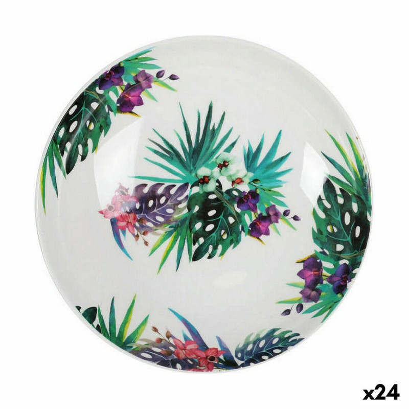 Deep Plate La Mediterránea TROPIC 21 x 5,3 cm (24 Units)