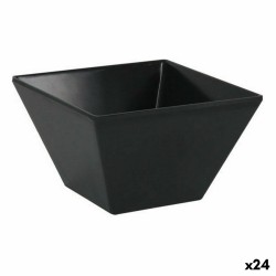 Snack Bowl La Mediterránea Melamin Anthracite 10 x 10 x 6 cm (24 Units)