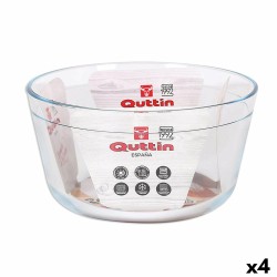 Plateau pour Four Quttin 104639 verre 2,9 L (4 Unités) (21,5 cm)