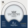 Tableware Santa Clara Cuisine Porcelain Circular 18 Pieces (2 Units)