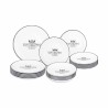 Tableware Santa Clara Cuisine Porcelain Circular 18 Pieces (2 Units)