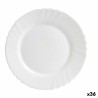 Flat Plate Bormioli 6181501 25 x 25 x 2,2 cm (36 Units)