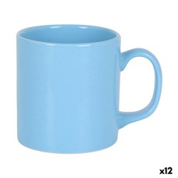 Cup Blue 300 ml Ceramic (12 Units)