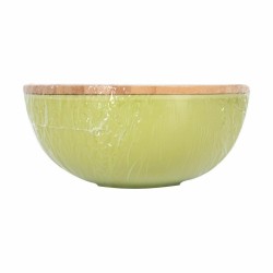 Bowl Percutti Melamin Brown Green 18,9 x 18,9 x 8,5 cm Bamboo (4 Units)