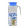 Jarra Borgonovo Igloo Transparente Vidrio Azul 1,2 L (6 Unidades)