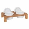 Support Inde Casserole x 2 Bambou Porcelaine 29 x 18 x 6 cm (6 Unités)