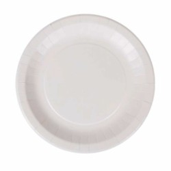 Set de Platos Algon Desechables Blanco Cartón 28 cm (15 Unidades)